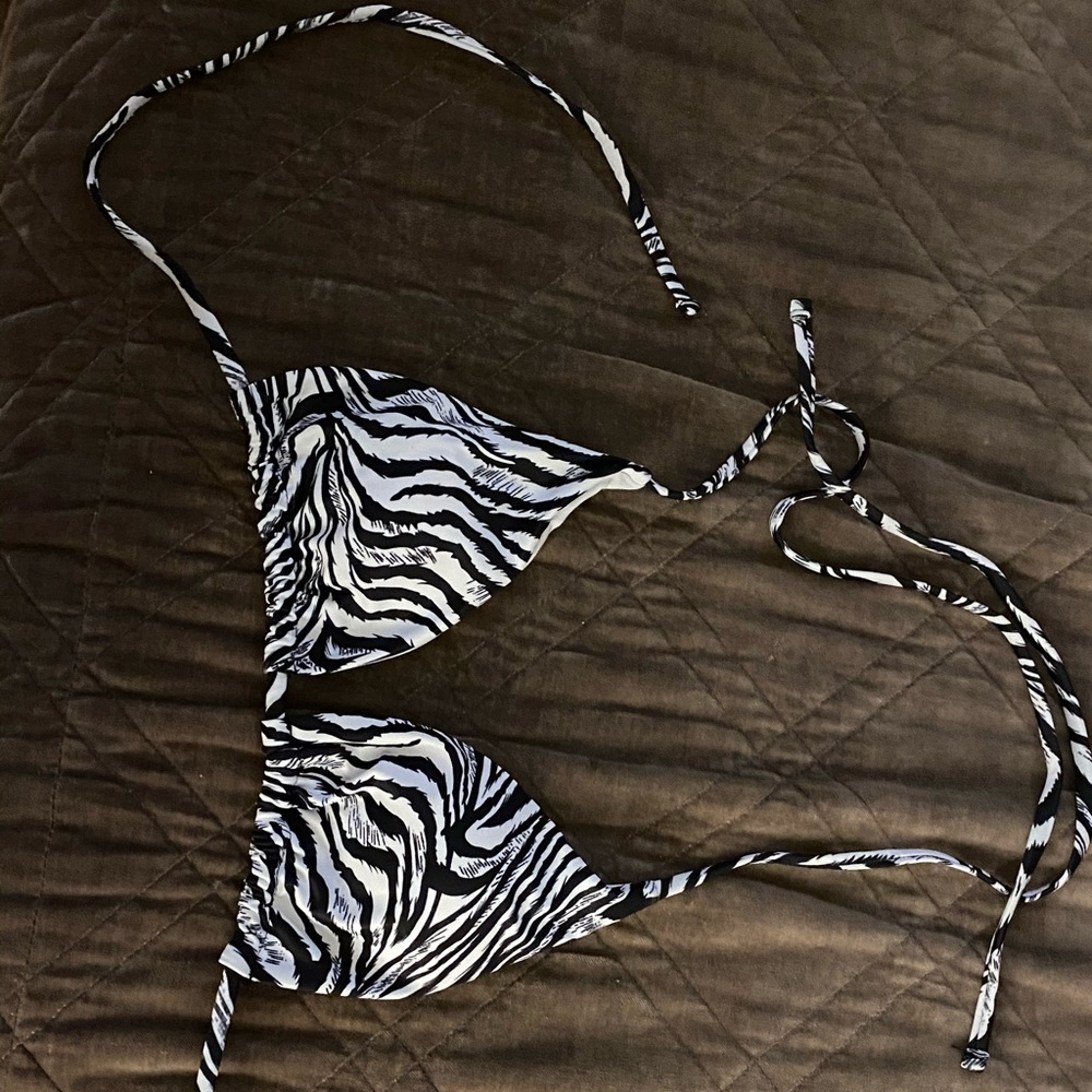 Zebra print Triangle Bikini